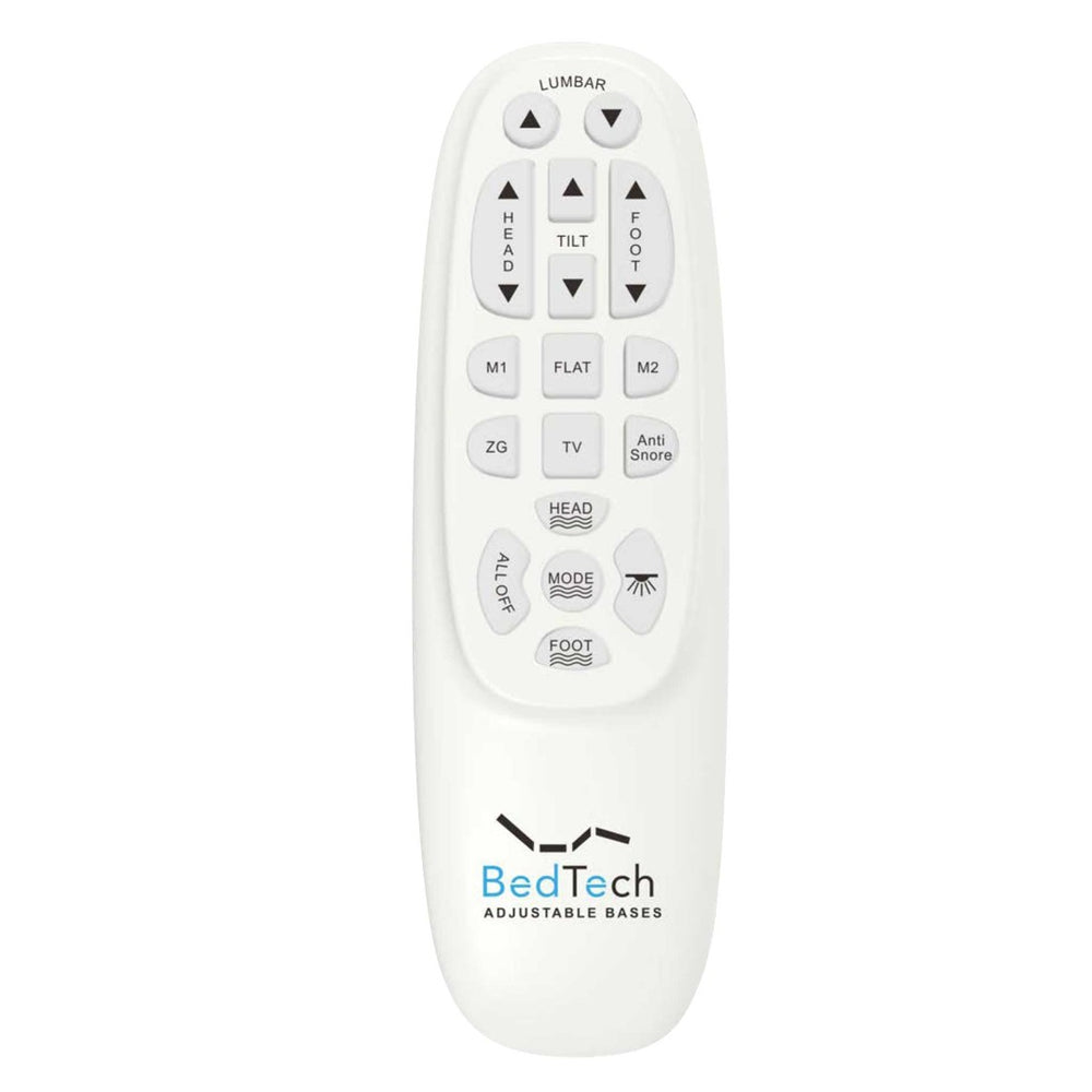 English Elm Bt6500 King Adjustable Base with Lumbar Support Massage Usb Ports and Led Lighting B337P292217