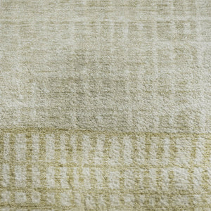 HomeRoots 10' X 14' Beige Ivory Gray Geometric Area Rug – Washable, UV-Protected & Stain-Resistant Design 705011