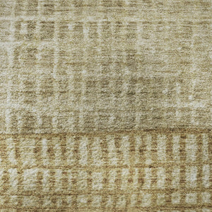 HomeRoots 8' X 10' Modern Brown and Beige Geometric Washable Area Rug with UV Protection for Easy Care 705015