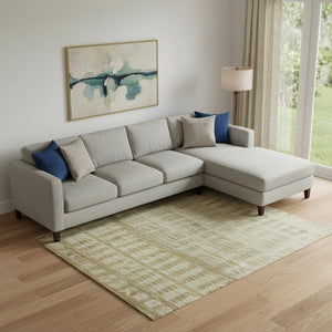 HomeRoots 10' Brown & Beige Geometric Washable Area Rug - UV Protected, Durable & Stain Resistant for Homes 705017