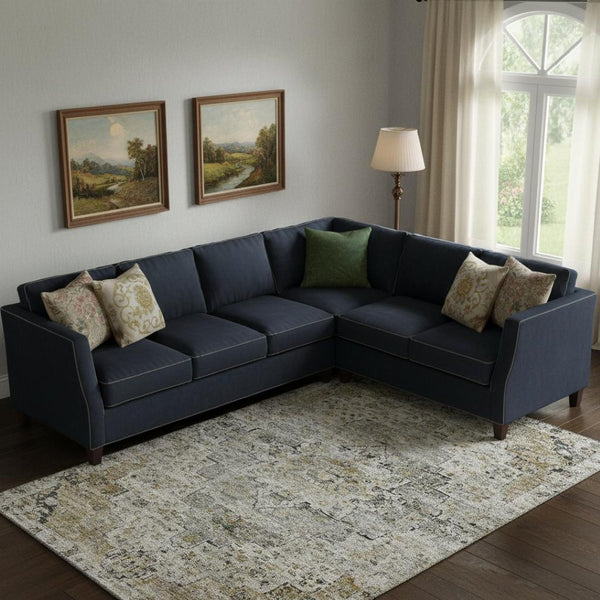 HomeRoots 10' X 14' Elegant Floral Medallion Area Rug – Washable, UV-Protected, Durable for High-Traffic Spaces 705107