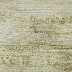 HomeRoots 10' Tan & Beige Striped Washable Area Rug – UV Protected, Durable, Non-Slip for Homes with Kids & Pets 705227