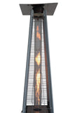 English Elm 40,000 Btu Propane Standing Patio Heater Stainless Steel