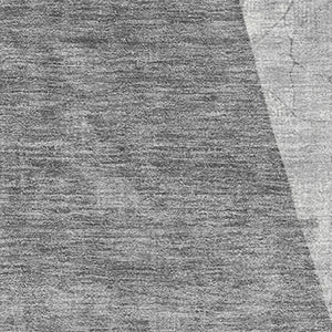HomeRoots 8' X 10' Gray and Ivory Abstract Geometric Washable Area Rug – Stylish, Durable, and UV Protected! 705333