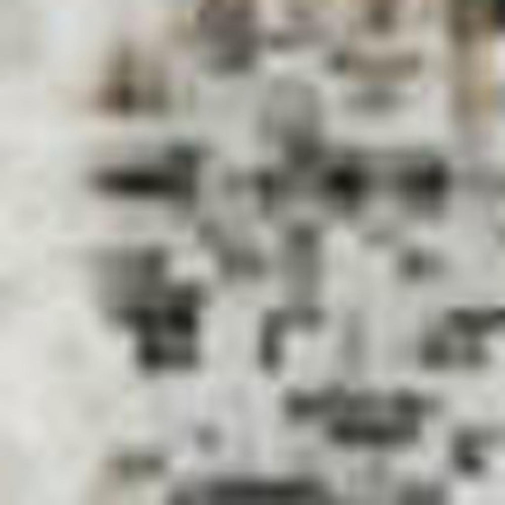 HomeRoots 8' X 10' Modern Abstract Washable Area Rug in Rust, Gray & Ivory - UV Protected & Easy Care! 705363