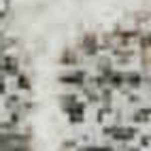 HomeRoots 8' X 10' Modern Abstract Washable Area Rug in Rust, Gray & Ivory - UV Protected & Easy Care! 705363
