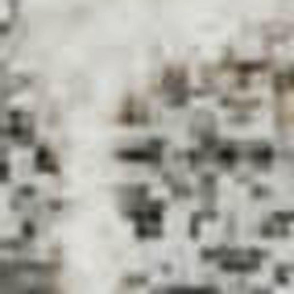 HomeRoots 8' X 10' Modern Abstract Washable Area Rug in Rust, Gray & Ivory - UV Protected & Easy Care! 705363