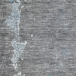 HomeRoots 10' X 14' Teal Gray & Ivory Abstract Area Rug - Washable, Stain-Resistant, UV Protected for Durability! 705377