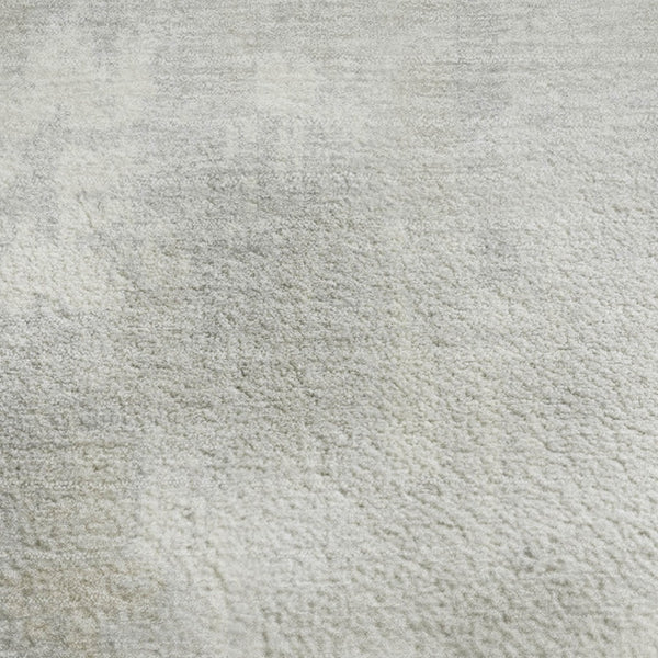HomeRoots 9' X 12' Ivory & Beige Abstract Area Rug - Washable, UV Protected, Durable for Modern Living Spaces 705394