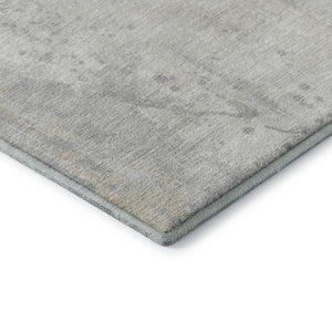 HomeRoots 10' X 14' Ivory & Beige Abstract Area Rug - Washable, UV Protected, Durable, Modern Design for Homes 705395