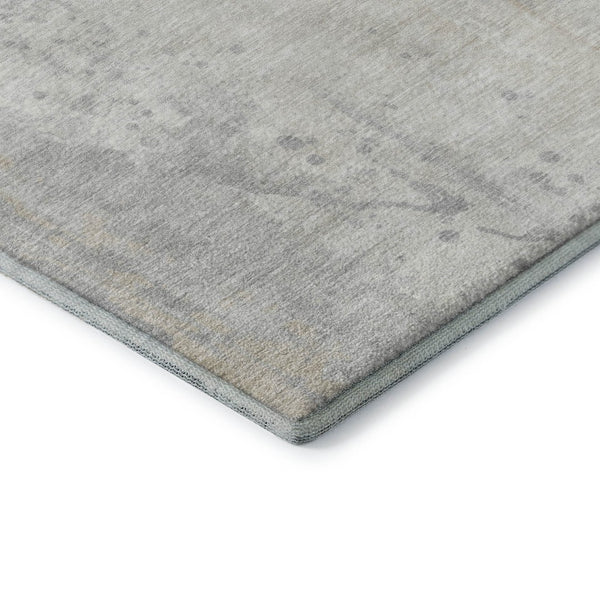 HomeRoots 10' X 14' Ivory & Beige Abstract Area Rug - Washable, UV Protected, Durable, Modern Design for Homes 705395