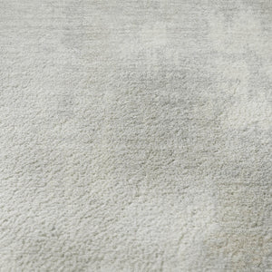 HomeRoots 10' X 14' Ivory & Beige Abstract Area Rug - Washable, UV Protected, Durable, Modern Design for Homes 705395
