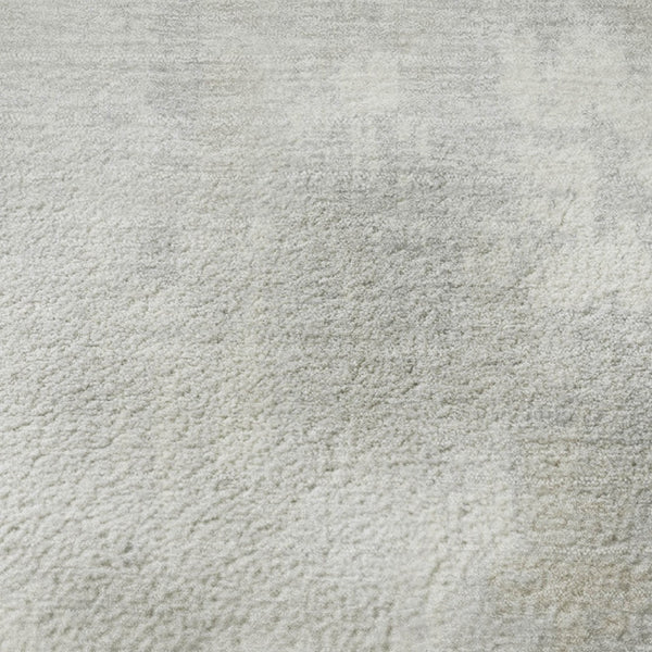 HomeRoots 10' X 14' Ivory & Beige Abstract Area Rug - Washable, UV Protected, Durable, Modern Design for Homes 705395