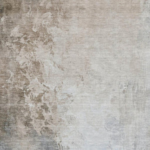 HomeRoots 8' X 10' Washable Beige and Ivory Abstract Area Rug with UV Protection for Modern Home Décor 705453