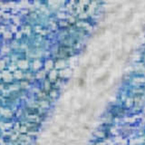 HomeRoots 9' X 12' Stylish Pale Aqua Blue Abstract Washable Area Rug with UV Protection for High-Traffic Spaces 705514