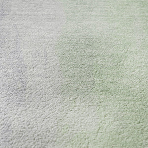 HomeRoots 8' Lavender and Ivory Abstract Washable Round Rug - Durable, UV-Resistant, Stylish for Modern Spaces 705536