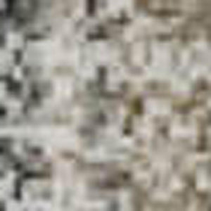 HomeRoots 8' X 10' Durable Coffee and Blue Abstract Area Rug - Washable, UV Resistant, Perfect for High-Traffic Spaces 705555