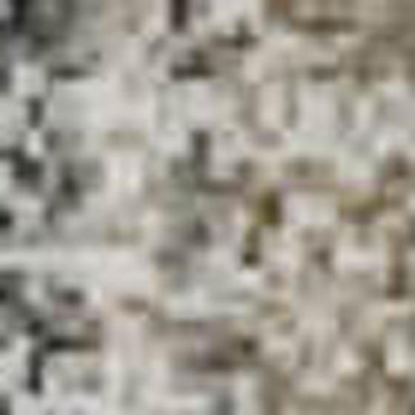 HomeRoots 8' X 10' Durable Coffee and Blue Abstract Area Rug - Washable, UV Resistant, Perfect for High-Traffic Spaces 705555