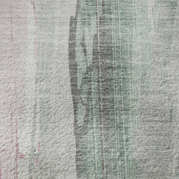 HomeRoots 9' X 12' Sage and Blush Abstract Area Rug - Durable, Washable, UV-Protected, Ideal for High-Traffic Spaces 705574