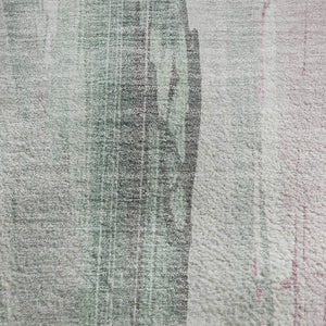HomeRoots 10' X 14' Sage and Blush Abstract Washable Area Rug – Stylish, Durable, UV-Protected for Home Comfort 705575