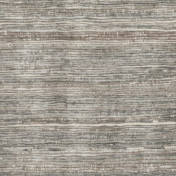 HomeRoots 5' X 8' Beige and Taupe Striped Washable Area Rug - Durable, Stylish, UV-Protected for Any Room 705577