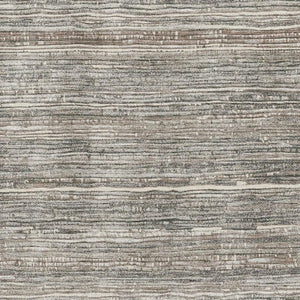 HomeRoots 8' X 10' Beige And Taupe Striped Washable Area Rug - Durable, UV-Protected, Perfect for Any Room! 705579