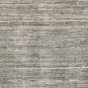HomeRoots 9' X 12' Beige & Taupe Striped Washable Area Rug - Durable, UV-Protected & Perfect for Any Room 705580