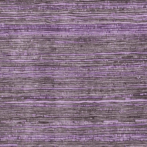 HomeRoots 9' X 12' Purple and Gray Striped Washable Area Rug - Stylish, Durable, UV-Protected for Every Home! 705598