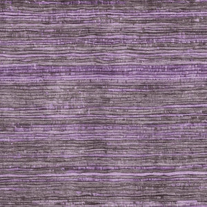 HomeRoots 10' X 14' Striped Purple and Gray Washable Area Rug - UV Protected, Durable, and Stylish for Any Room 705599