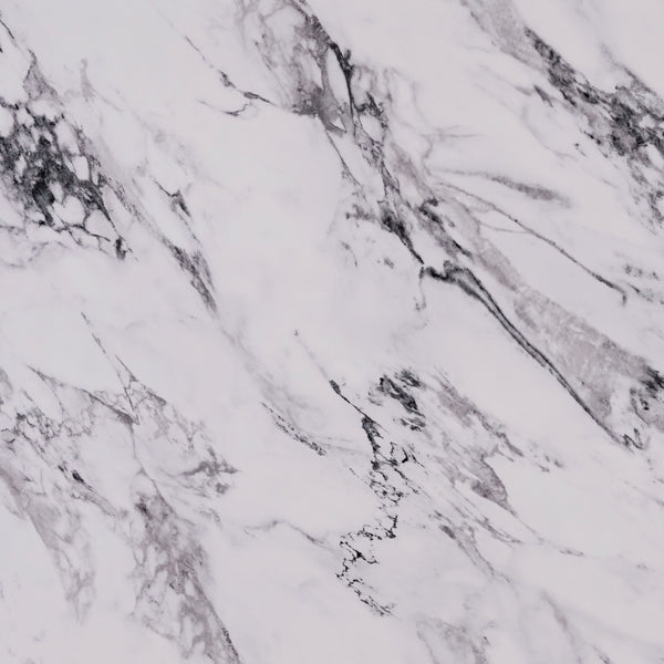 English Elm Fritzy Engineered Stone Console Table with Durable Anti-Yellowing ECC Surface, Waterproof Finish White Marble 50.67 L x 32.91 W x 15.2 H B2726P247231