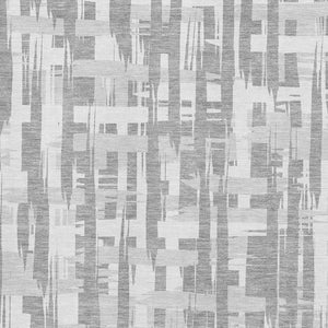 HomeRoots 8' X 10' Gray And Ivory Striped Washable Area Rug – Durable, UV Protected, Non-Slip Design for Homes 705675