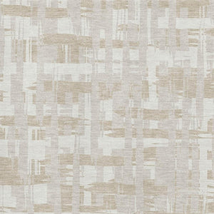 HomeRoots 10' Ivory and Tan Striped Washable Area Rug - Durable, UV Protected, Perfect for Family Living Spaces 705683