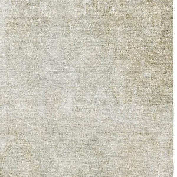 HomeRoots 10' Beige and Ivory Abstract Washable Area Rug – UV Protected, Durable, Stylish for Any Space 705791