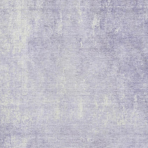 HomeRoots 8' X 10' Lavender & Ivory Abstract Washable Area Rug - Durable, UV-Protected, Easy-Care Design! 705795