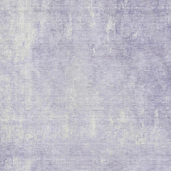 HomeRoots 8' X 10' Lavender & Ivory Abstract Washable Area Rug - Durable, UV-Protected, Easy-Care Design! 705795