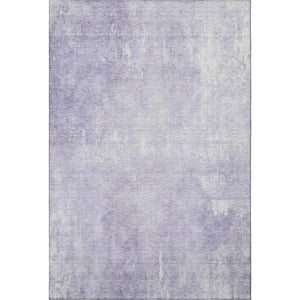 HomeRoots 10' X 14' Lavender and Ivory Abstract Area Rug - Washable, Stain Resistant, UV Protected for Style 705797