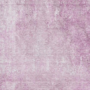 HomeRoots 8' X 10' Pink And Ivory Abstract Washable Area Rug - Stylish, Durable, UV-Protected for Family Spaces 705801