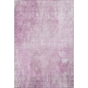 HomeRoots 10' X 14' Pink And Ivory Abstract Area Rug - Washable, UV Protected, Stylish & Durable for High-Traffic Areas 705803