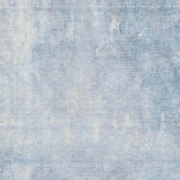 HomeRoots 9' X 12' Sky Blue & Ivory Abstract Area Rug – Washable, UV Protected, Stylish for Any Room Decor! 705808