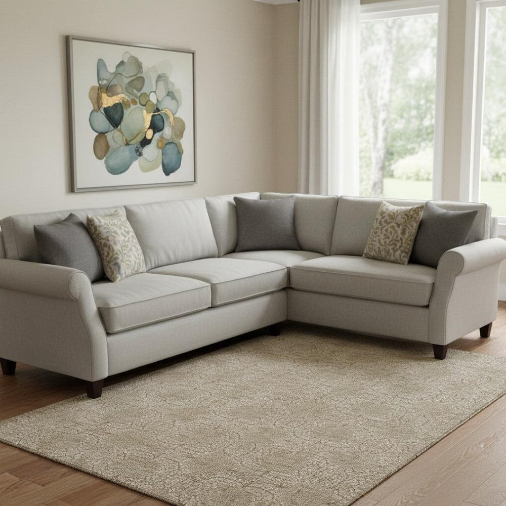HomeRoots 8' X 10' Copper and Beige Damask Area Rug - Washable, UV Protected, Perfect for High-Traffic Homes! 705969