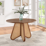 Butterfly Brown Dining Table 705Walnut-T Meridian Furniture