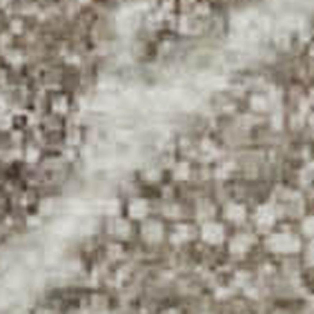 HomeRoots 9' X 12' Elegant Floral Area Rug in Taupe, Beige & Ivory – Washable, Durable & UV-Protected Design 706090