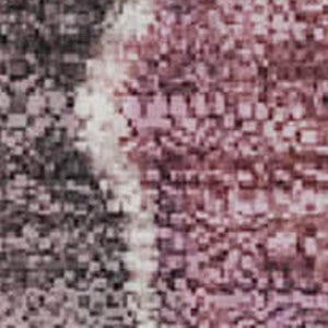 HomeRoots 9' X 12' Blush Purple and Gray Floral Area Rug - Washable, Durable, UV-Protected for Busy Homes 706186
