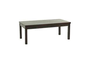 English Elm Espresso 3-Piece Coffee Table Set with Pine Wood Top, Sturdy Espresso Finish, Classic Living Room Elegance B011P237480