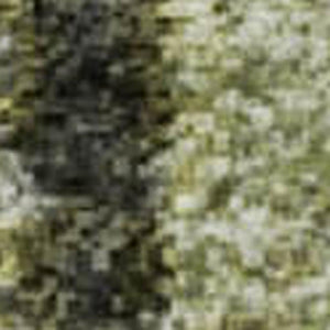 HomeRoots 10' Artichoke Green & Gray Striped Area Rug - Washable, UV Protected, Stain Resistant for Homes 706409