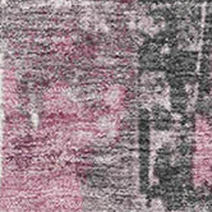 HomeRoots 8' X 10' Washable Blush and Gray Striped Area Rug - Durable, UV-Protected, Perfect for Busy Homes! 706413