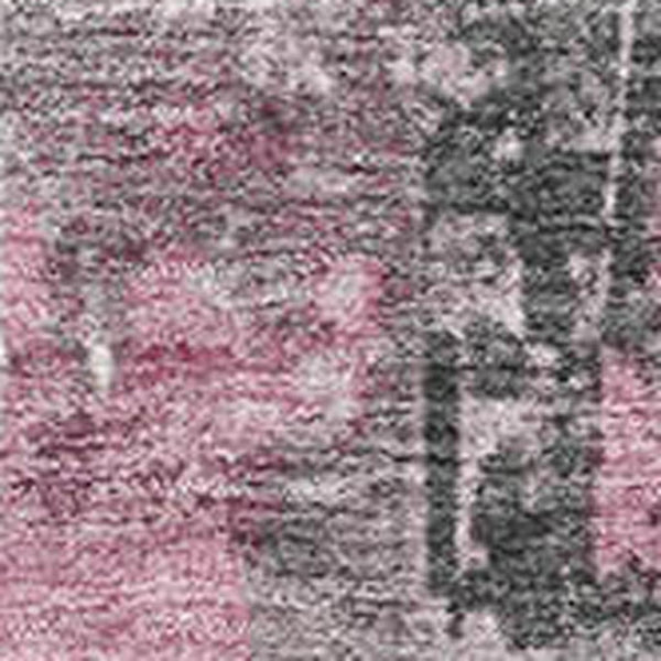 HomeRoots 10' Blush and Gray Striped Washable Area Rug with UV Protection - Stylish, Durable, and Low-Maintenance! 706415