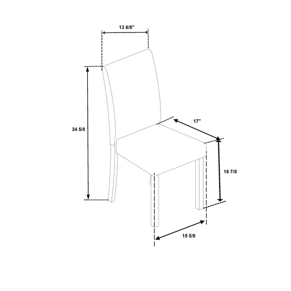 English Elm Sarang Faux Marble White & Black Dining Table with 4 Padded Grey Chairs — Solid Wood, Sturdy Build B201P359581