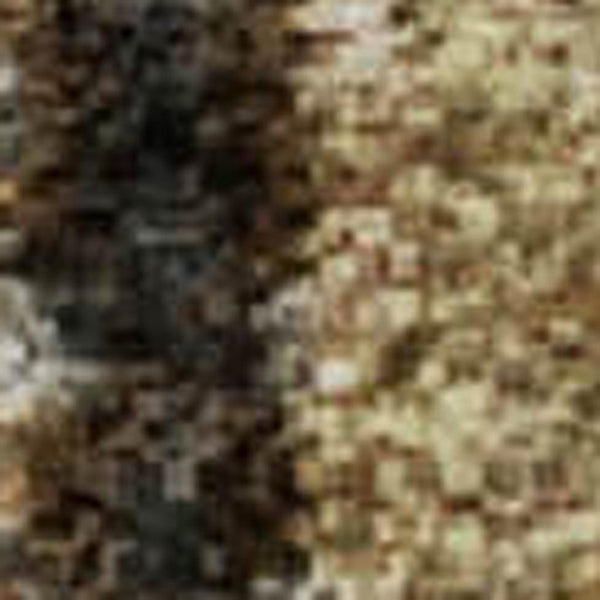 HomeRoots 5' Taupe Gold and Gray Striped Area Rug – Washable, UV-Protected, Durable Design for Every Room! 706435