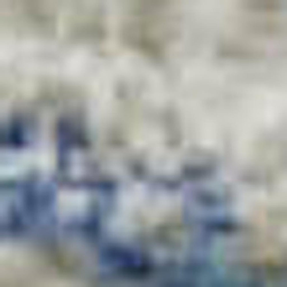 HomeRoots 9' X 12' Sky Blue Gray Ivory Abstract Area Rug - UV Protected, Washable & Perfect for High-Traffic Spaces 706696